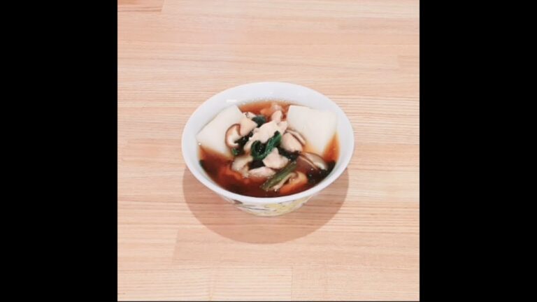 レンジでお雑煮が簡単に作れます☆彡 #Shorts