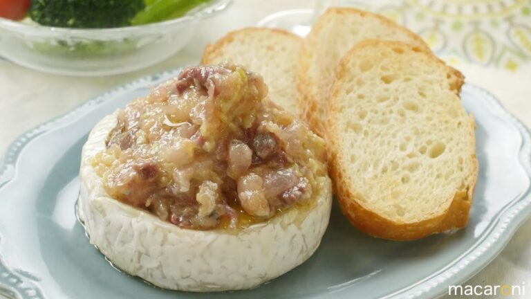 チーズがとろーりイタリアン！ あじの カマンベール なめろう のレシピ 作り方