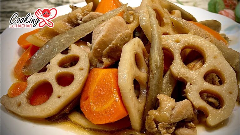 【ごぼうレンコン】鶏ごぼう煮人気レシピ | Sống khỏe kiểu Nhật | Cách nấu món ngưu báng, củ sen hầm thịt gà