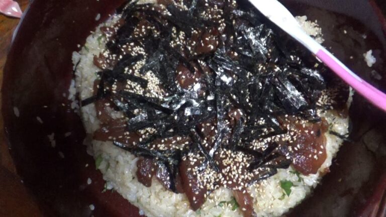 大人気完売】捌きたてのかつおでてこね寿司作ったら4合ペロリ完食でした☆