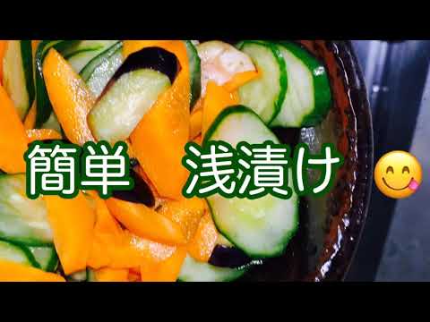 浅漬け/袋１つですぐ出来る