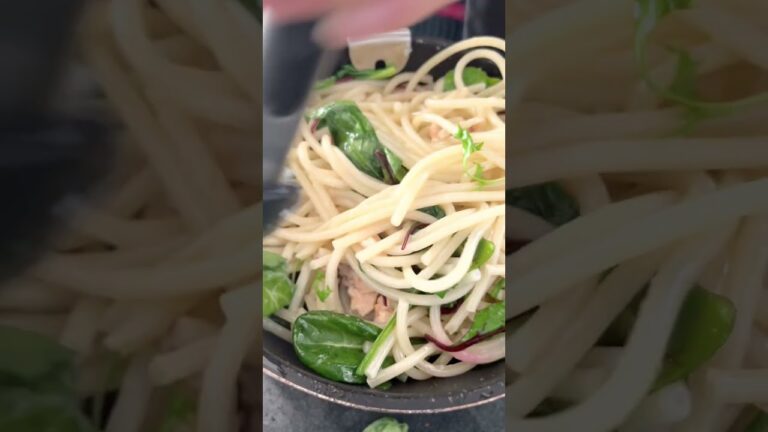 【たまには贅沢しよう】サーモンといくら和風パスタ