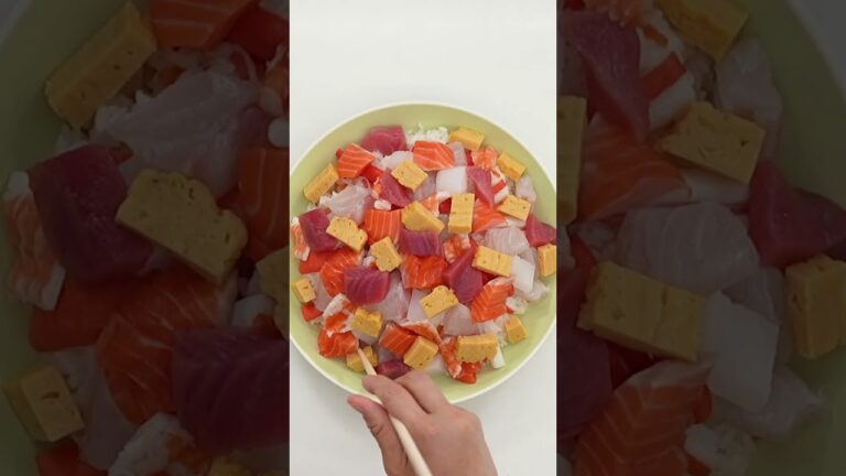 寿司ネタパックを使って　彩りバラちらしの作り方【ミツカン公式】