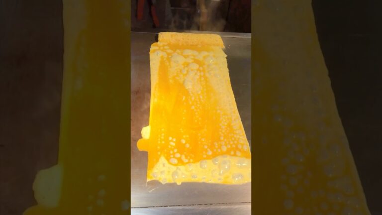 【職人が作る鉄板ぷるぷるだし巻きたまご】#japanesefood