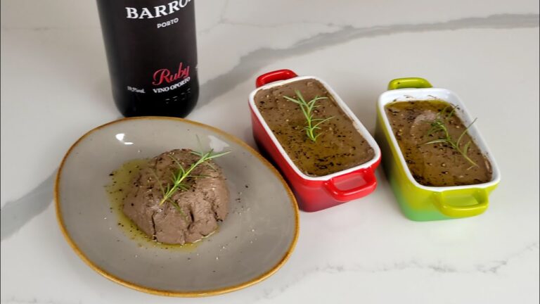 Paté al Oporto Keto | Receta fácil con hígado de pollo
