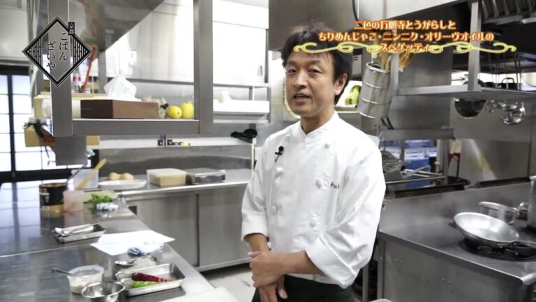 万願寺とうがらしとちりめんじゃこのオリーヴオイルスパゲッティ