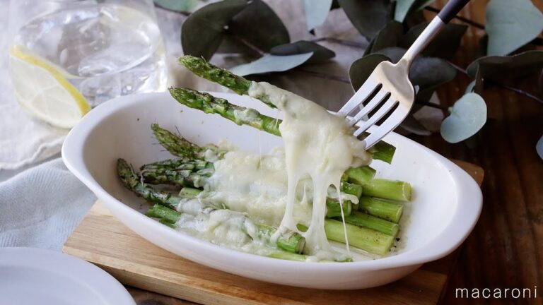 【アスパラのチーズ焼き】10分で完成！トースターで簡単おつまみ♪｜macaroni（マカロニ）