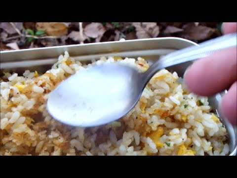 キャンプ飯 冷凍チャーハン 朝ご飯 昼ご飯兼用 親子丼