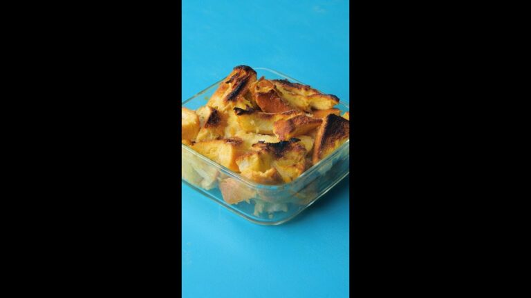 【子供が絶対食べる】パン耳プリン / Bread Crust Pudding #Shorts