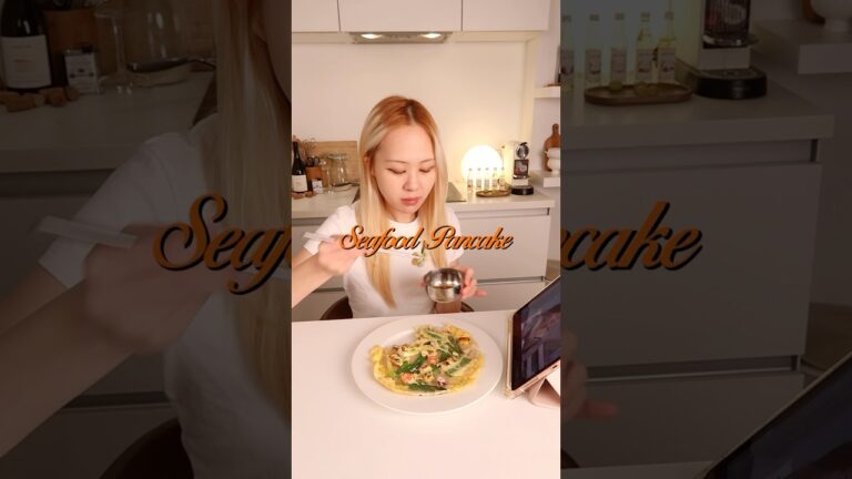 Korean seafood scallion pancake without pancake mix