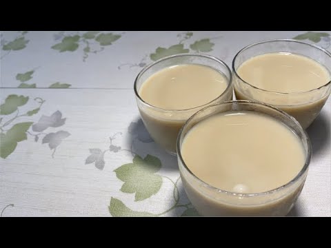 【卵不使用の豆乳プリン】簡単に作れてプルプルな豆乳が美味しい
