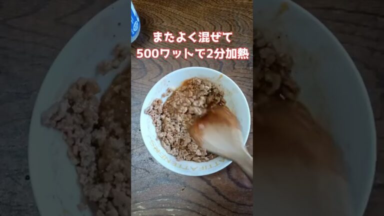 【tiktokクッキング】tiktokに投稿されていたレンジで4分超お手軽タコライス作ってみたらうますぎた！