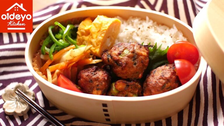 【お弁当】ひじきの肉団子弁当【簡単4品おかず】