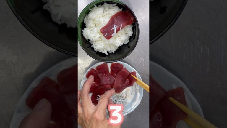 しらすマグロ丼！