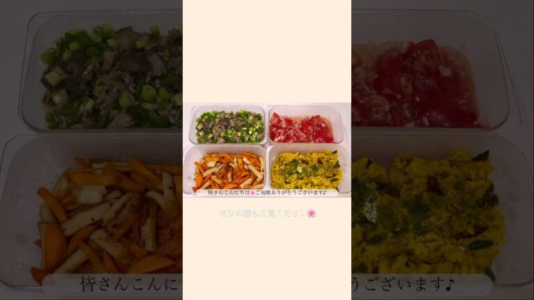 【作り置きおかず】忙しい平日に心強い💪8品の作り置きおかず #作り置き #作り置きレシピ  #作り置きおかず
