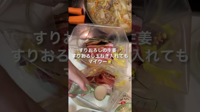 【下味冷凍】料理貯金👍解凍して焼くだけなんて最高だよね🥰#下味冷凍 #生姜焼き #生姜焼きレシピ #ラク家事 #shorts