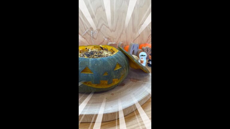 【ハロウィン料理】かぼちゃのグラタン