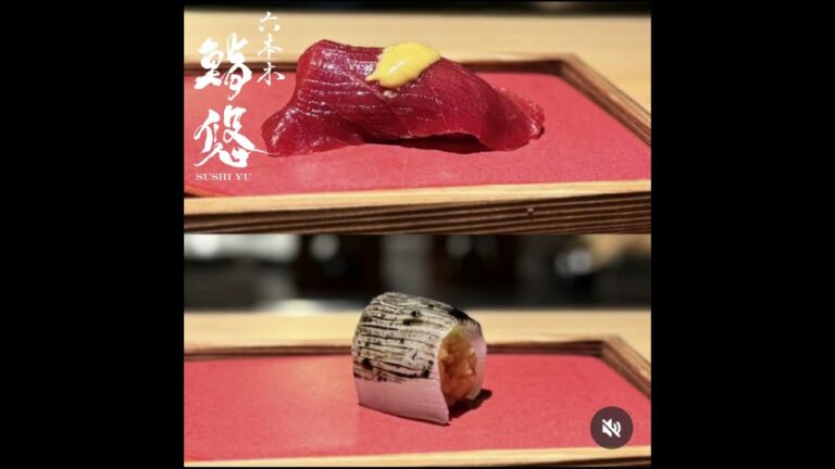 六本木鮨悠　(Roppongi Sushi Yu)　#shorts