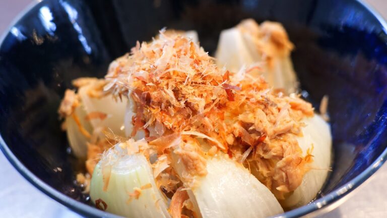 【新玉ねぎのシーチキンボム】4分レンチンするだけ簡単レシピ！