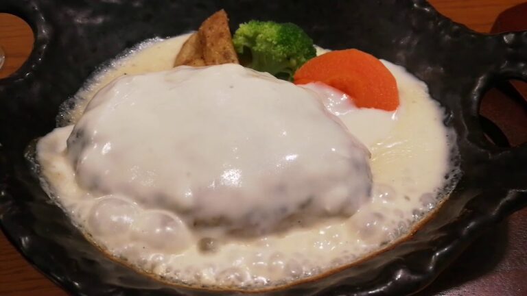 クリームシチューハンバーグ