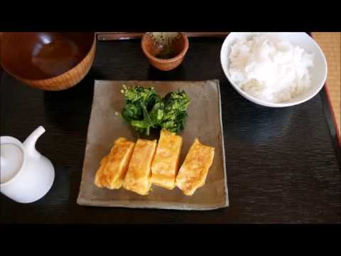 菜の花と卵焼き