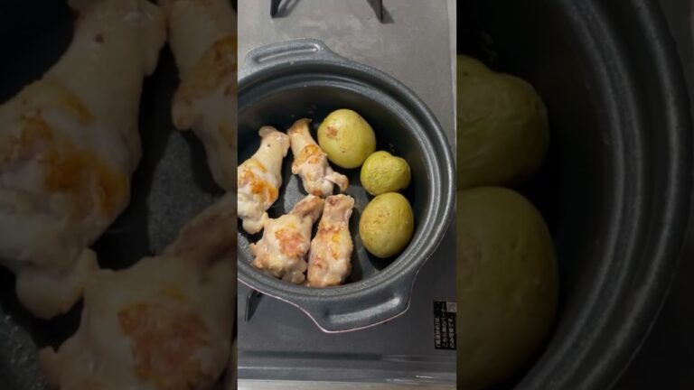 #064 鶏肉と新じゃがのバターしょうゆ　chiken&potetos