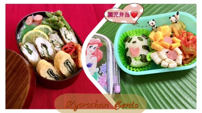 [お弁当作り] 217  しそチーササミ天(アオサ衣)  OBENTO  園児弁当  わっぱ弁当