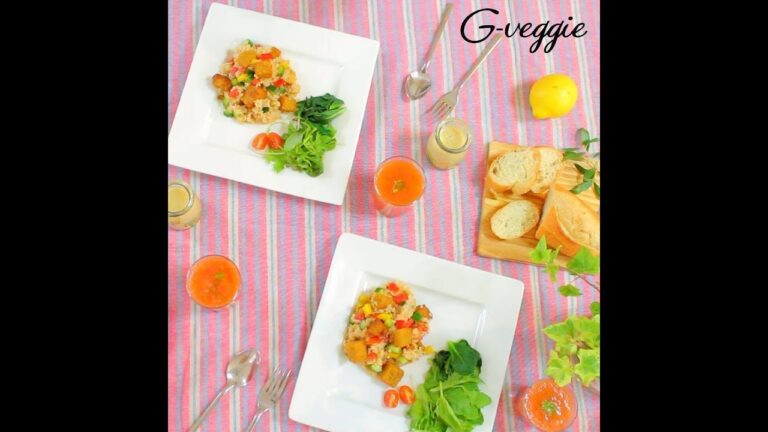 オーガニック料理・夏野菜たっぷりサラダご飯～夏のレシピ