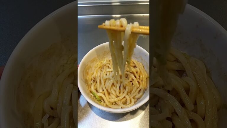 【飯テロ】魚介豚骨うどん食べてみた・・・ #shorts #おすすめ