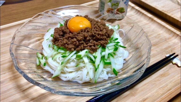 ジャージャー麺風そうめん：料理動画＃２１