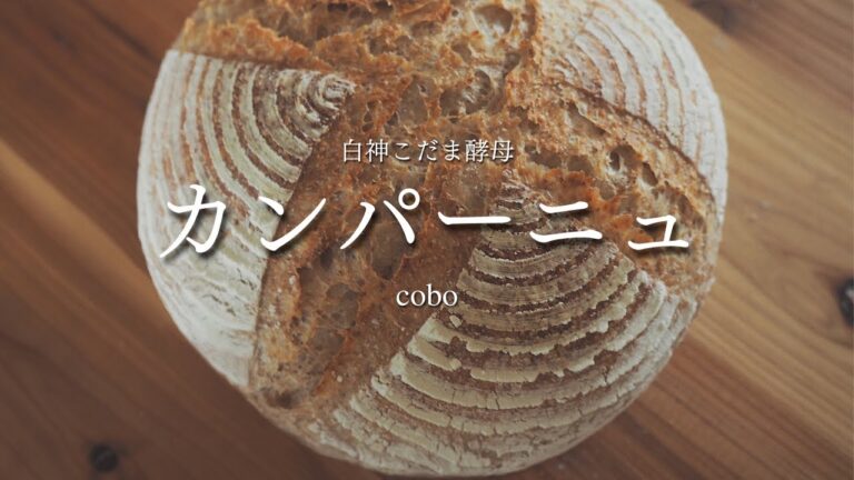 【簡単レシピ】混ぜたら冷蔵庫で発酵！簡単！ほったらかしカンパーニュ