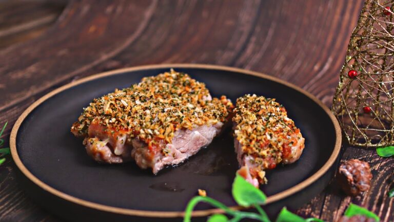オーブンを使わない。鶏肉の香草パン粉焼き