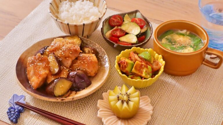 作り置きなし！20分で一汁三菜晩ごはん