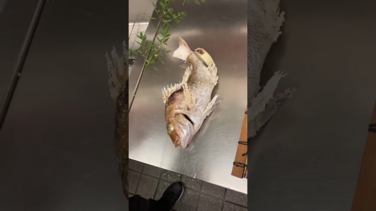 祝い鯛を作ります #celebration