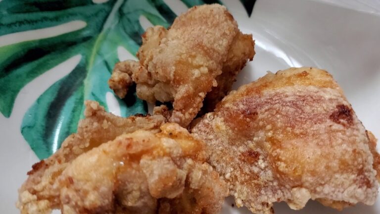 ＃料理　＃鶏もも肉の唐揚げ　＃鶏肉のスープ