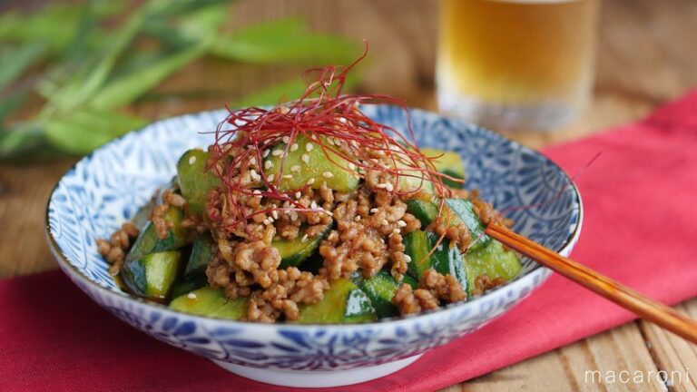 旨辛味が染み込む「麻婆きゅうり」のレシピ・作り方