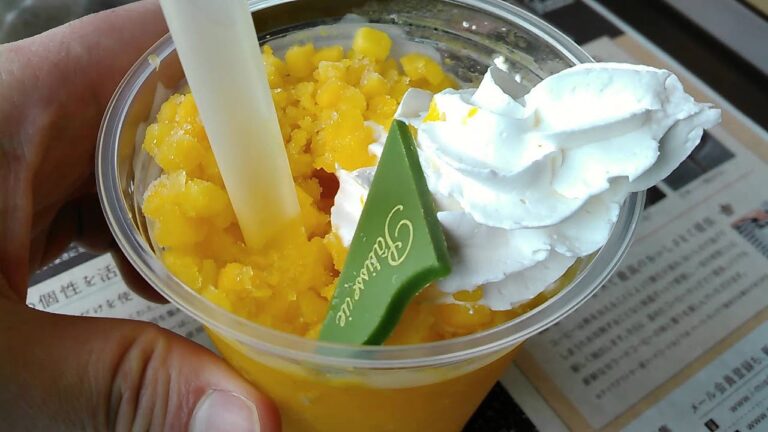 ダブルマンゴー フラペレッソ　ミスタードーナツ（mister donut）で飲んでみました