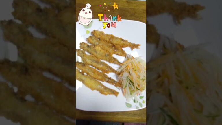 簡単❗️【ししゃものフライ】fried Shishamo #shorts