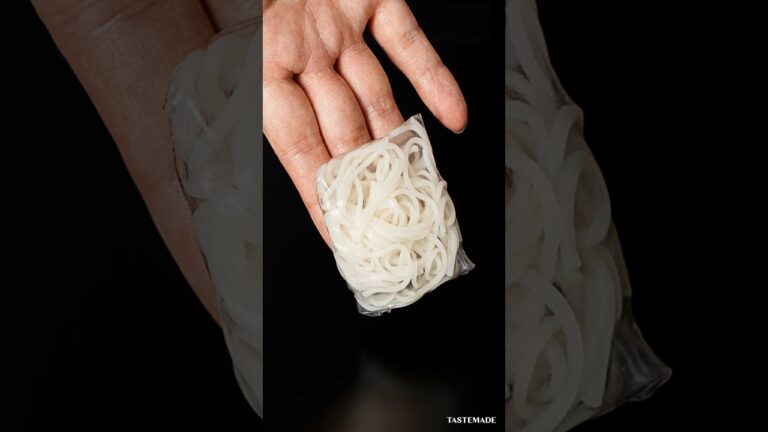 【ぷにゅるち食感】ライスペーパーそうめん餡 #shorts #そうめん #そうめんアレンジ #ライスペーパー