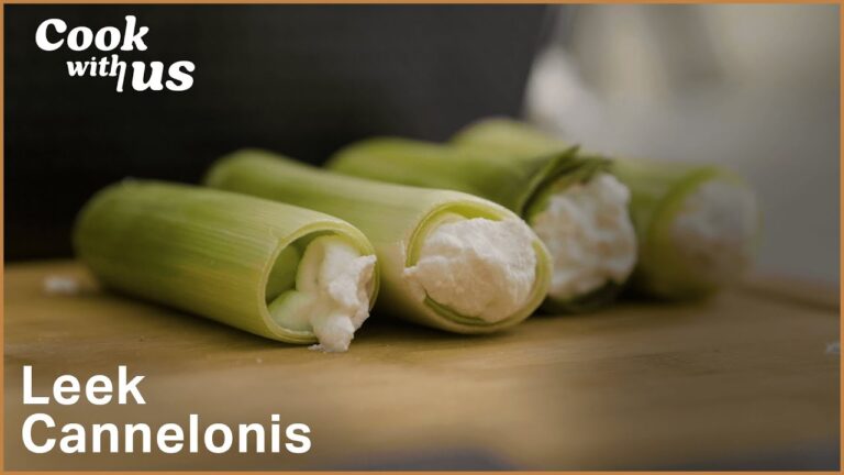 This Leek Cannelloni and Squash Carbonara Recipe is a Wintertime Must | Cook With Us | Well+Good