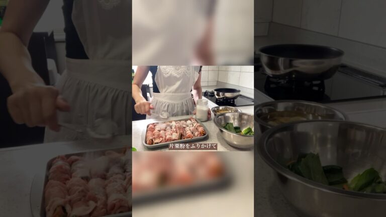 野菜の豚肉巻き☆主人弁当 #お弁当 #料理 #子育て #主婦