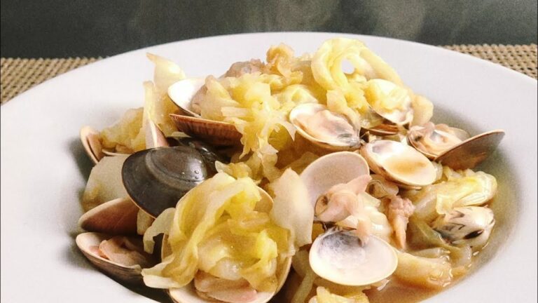 今が旬！絶品ぜんな（小はまぐり）キャベツとお酒バター醤油