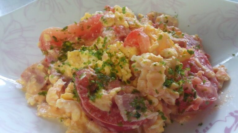 卵とトマトのマヨネーズ炒め