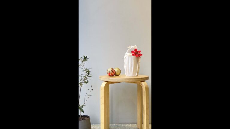 ラッピングやスープジャーにも活用できる！「持ち手付きお弁当包み」#shorts