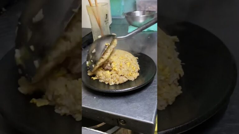 禁断の背脂チャーハンがヤバい【和風回鍋肉専門店だしや】@秋葉原