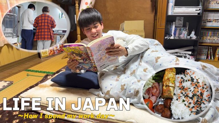 [Vlog] Working Japanese man 🇯🇵 I really like reading manga after work！