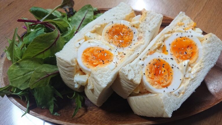 萌え断！玉子サンドの作り方　How to make egg sandwich
