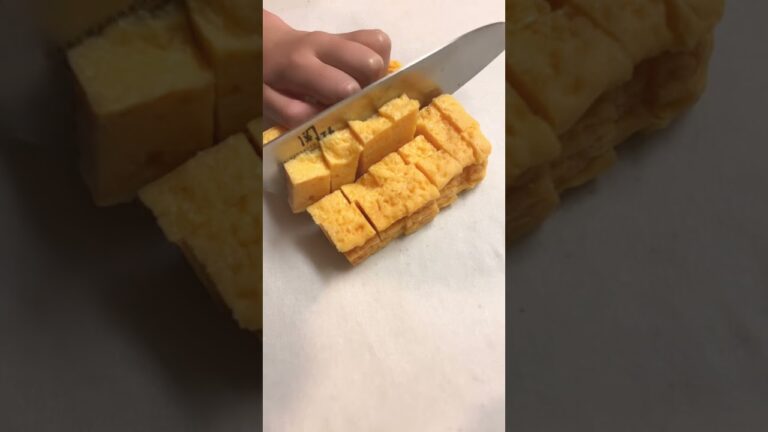 チラシ寿司にのせる卵焼き