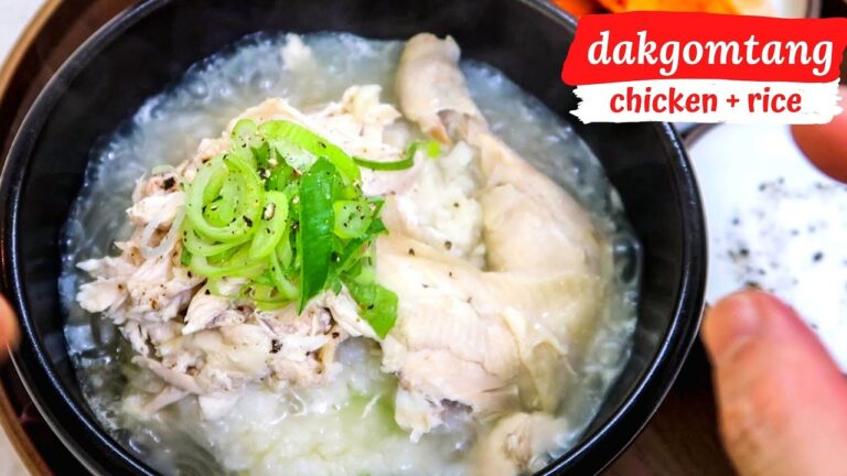 How to: Dak Gomtang - Korean Chicken Soup For the Soul!