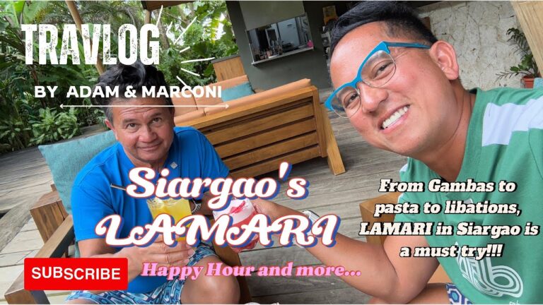 Siargao's LAMARI, the best Gambas Al Ajillo et al